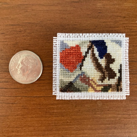 Other - Delacroix’s “Liberty Leading the People” in Mini Cross Stitch Art